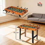 Mini babyfoot, table de baby-foot, en MDF, 22 joueurs, 2 balles, 2 panneaux de scores, 84,5L x 40l x 61,2H cm