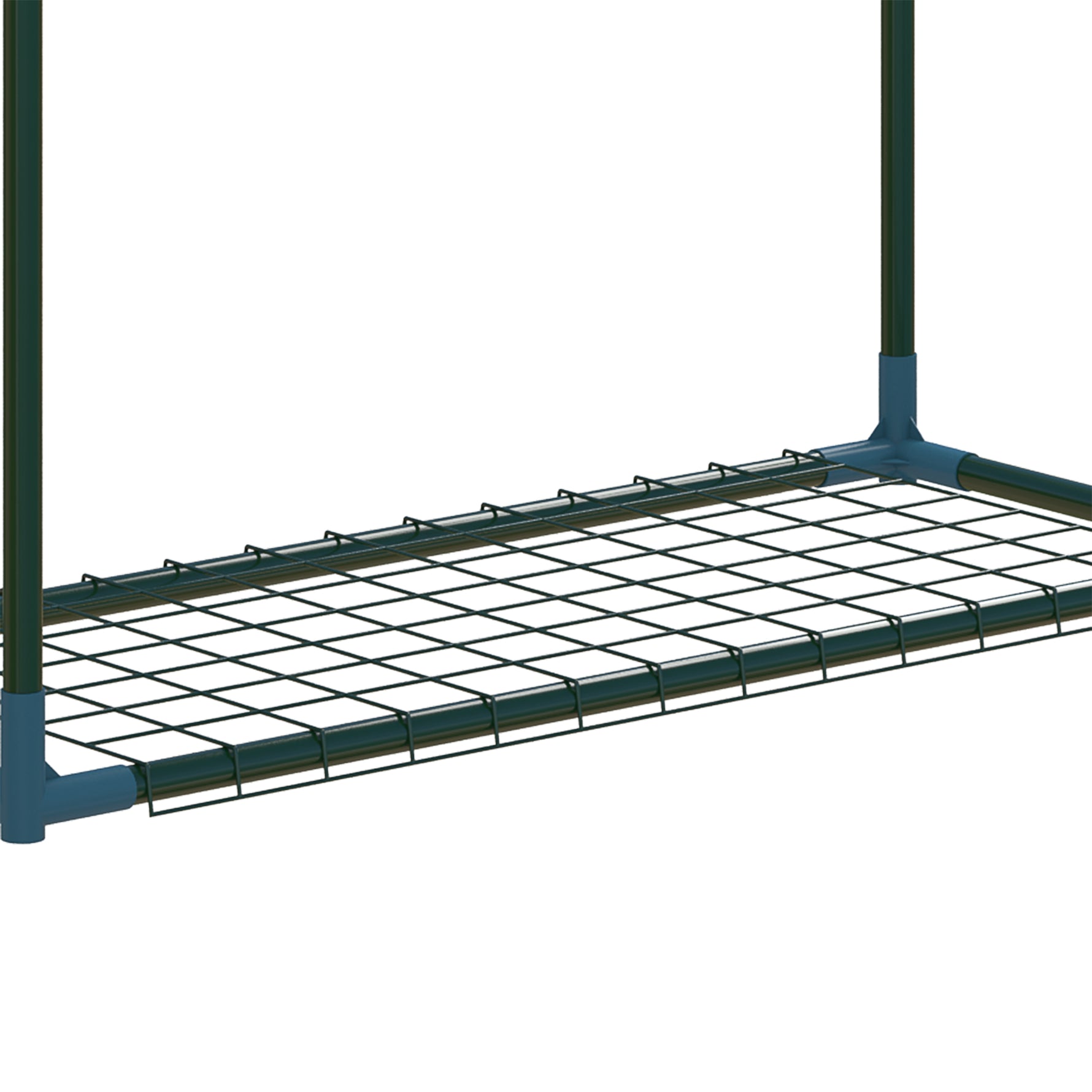 Lot de 2 Étagères à Fleurs en acier 4 Niveaux Intérieur et Extérieur, support de plantes 70 x 27 x 110 cm, vert