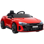 Voiture électrique enfant 12 V - véhicule électrique avec télécommande parentale fournie - V. Max. 5 Km/h - effets sonores, lumineux - Audi RS E-tron GT rouge