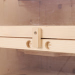 Cage pour hamsters souris petits rongeurs multi-niveaux 5 étages 10 plateformes bois de pin 60 x 40 x 120 cm