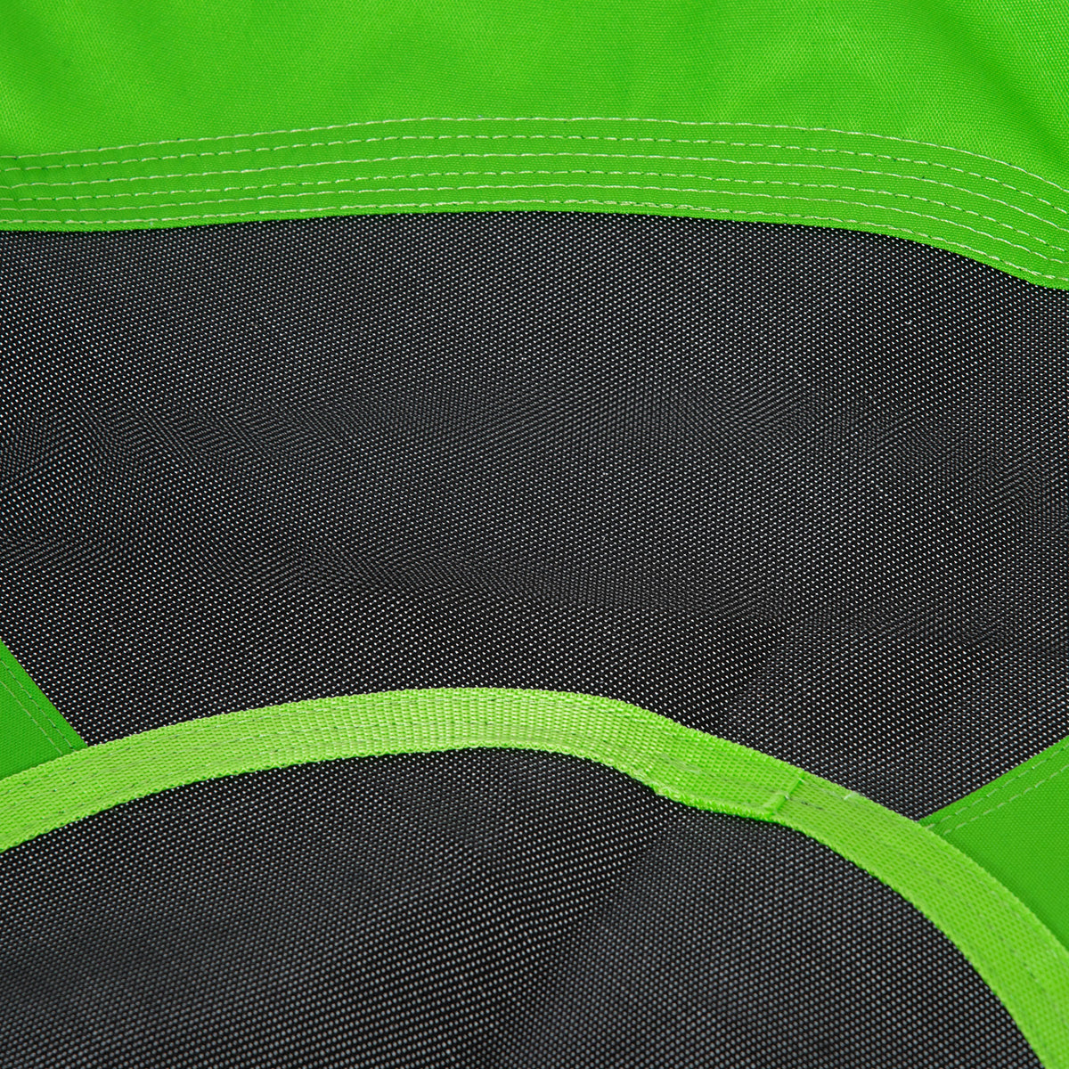 Balançoire nid d'oiseau Ronde avec Tente Amovible Ø 100 cm 4 Anneaux Inclus métal époxy Oxford Haute densité - Vert et Bleu