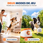 Lot de 6 Balles pour Chien en ETPU Compatibles avec Lanceur Automatique Flottantes et Rebondissantes Ø 58 mm Blanc