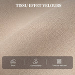 Fauteuil Releveur Électrique, Fauteuil Relax Électrique en Velours avec Dossier Inclinable, Télécommande, Marron