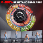 Cyclette da Spinning Connessa con App Zwift e Kinomap Magnetica Silenziosa Schermo LCD 98 x 57 x 120 cm Nero