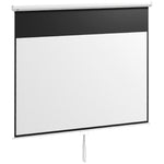Écran de projection TV et Home Cinema de 120 Pouces vidéo projecteur 16:9 4K HD, fixation mural ou plafond