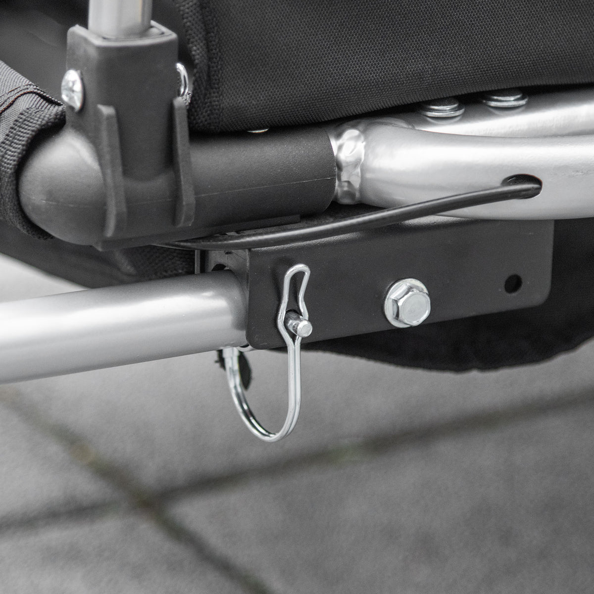 Remorque vélo pour enfant 2 en 1 convertible jogger poussette capacité 26,4 kg avec réflecteurs et drapeau - 2 places  - rouge