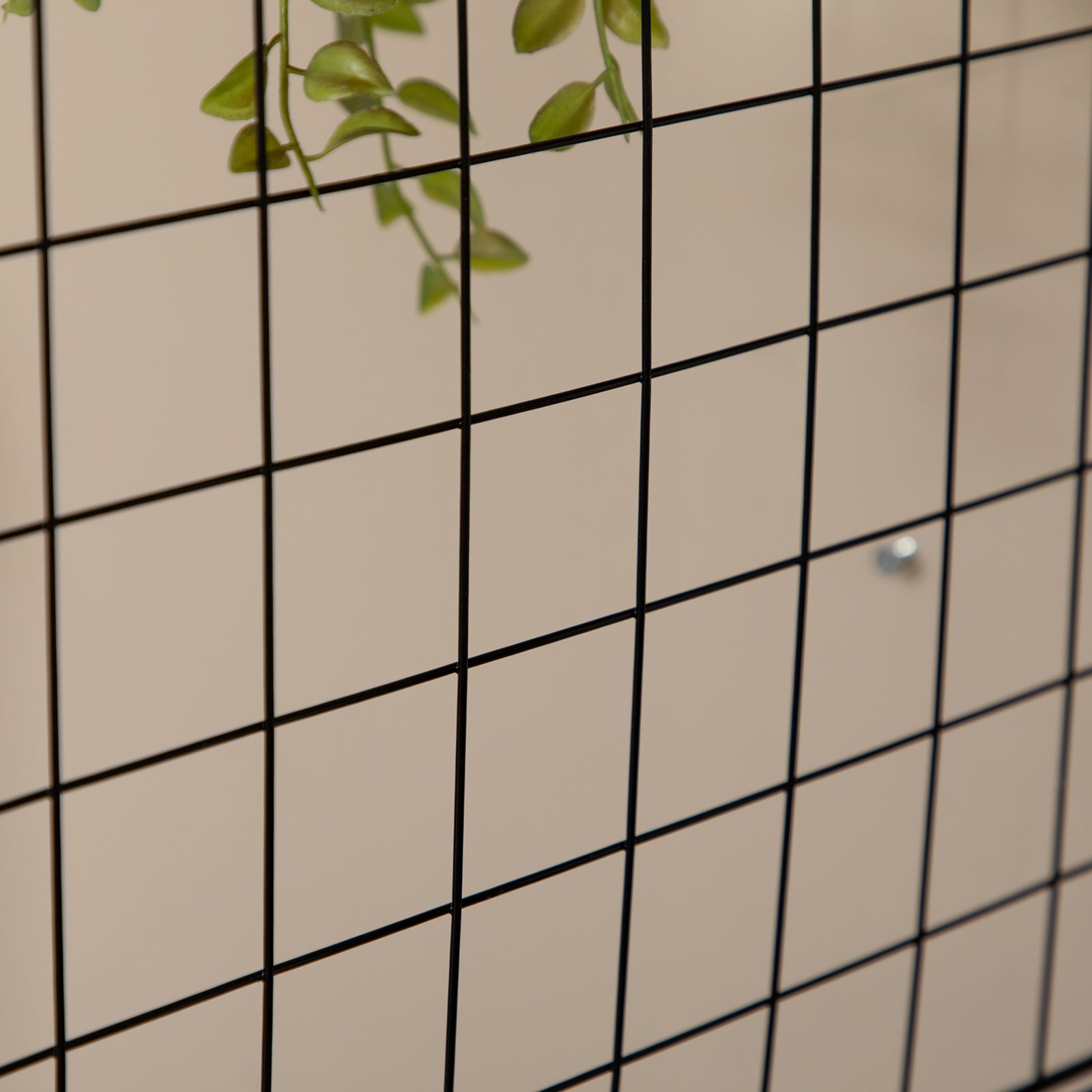 Étagère cube modulable DIY avec 9 compartiments en treillis métallique pour salon, chambre à coucher, noir