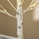 Albero luminoso a LED, decorazione luminosa bianco caldo, 96 LED 180 cm, decorazione natalizia, camera da letto, casa, bianco