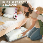 Tapis de jeu pour bébé pliable et réversible, tapis de sol en mousse épais, 200 x 180 x 1,5 cm, multicolore