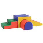 Module motricité bébé 4PCS parcours motricité bébé en mousse EPE pour enfants d'âge préscolaire, multicolore