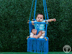 hamac bebe macrame celeste 2