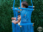 hamac bebe macrame celeste 3