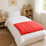 housse edredon 150cm GOTS enfant fraise