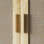 Mobiletto da bagno pensile, mobile WC sospeso con doppia anta e ripiano a giorno 59 x 20 x 66,5 cm effetto legno di quercia