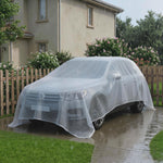Telo di protezione 6x4 m in PE 140 g/m² con 20 occhielli rinforzati, telo impermeabile anti-UV per giardino e piscina, bianco