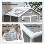 Abri de jardin en résine 2,7 m² avec plancher portes à loquet 3 fenêtre structure en aluminium 240 x 190 x 228 cm gris