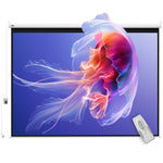 Schermo di proiezione motorizzato 4:3 203L x 152A cm bianco