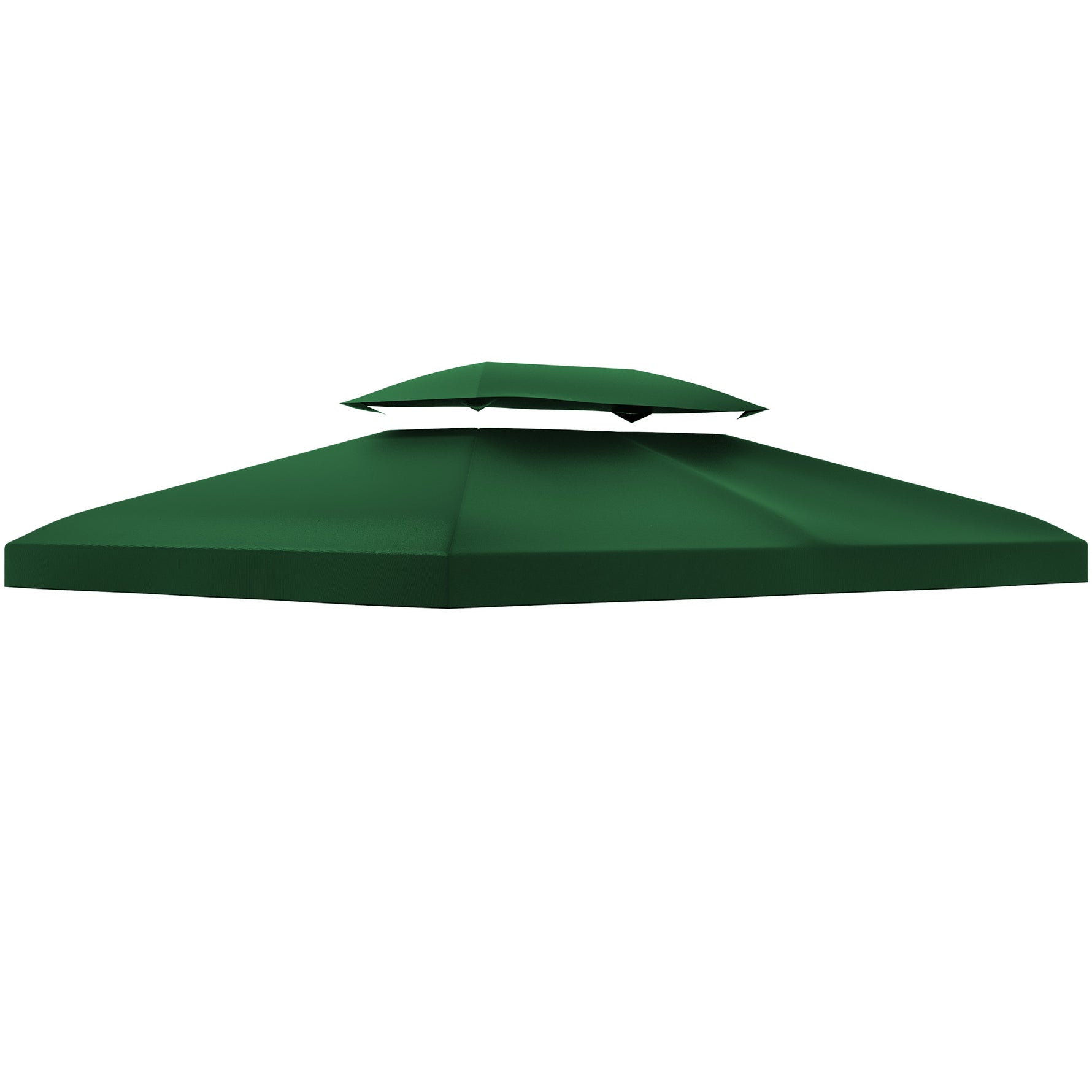 Toile de rechange pour pavillon tonnelle tente 3 x 4 m polyester haute densité 180 g/m² vert