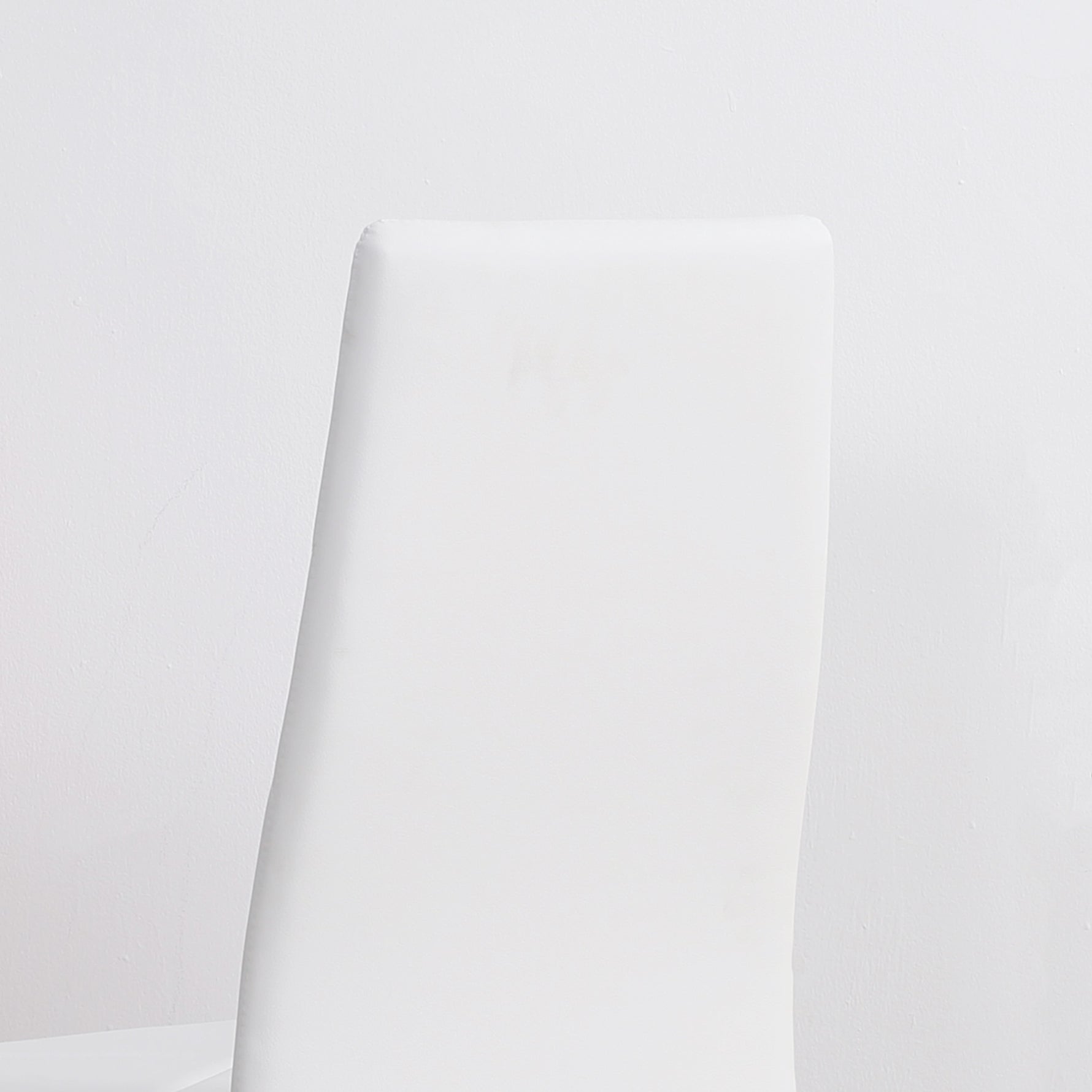 Lot de 4 chaises de salle à manger avec dossier haut, revêtement synthétique et pieds en acier, blanc