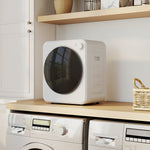 Sèche-linge à évacuation portable 2,5 Kg, sèche-linge électrique 400/800 W, 5 modes de séchage, 48 x 44 x 57 cm, blanc