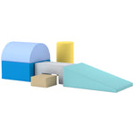 6 blocs de construction en mousse XXL - jeux éducatif - module motricité - certifiés normes EN71-1-2-3 - mousse PU 20D