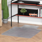 Tapis chaise de bureau 90 x 120 cm antidérapant, tapis de sol bureau résistant aux rayures, transparent