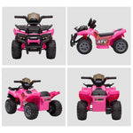 Quad buggy voiture électrique enfant quad électrique 18-36 mois 6 V 2 Km/h max. rose