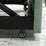 Canapé Convertible 2 Places 3 en 1, Canapé-Lit Clic Clac 160 cm, Dossier Réglable, Assise Large, 2 Oreillers, Vert