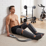 Masseur de jambes, masseur de compression pour les mollets, les genoux, les pieds avec chaleur, 3 modes automatiques