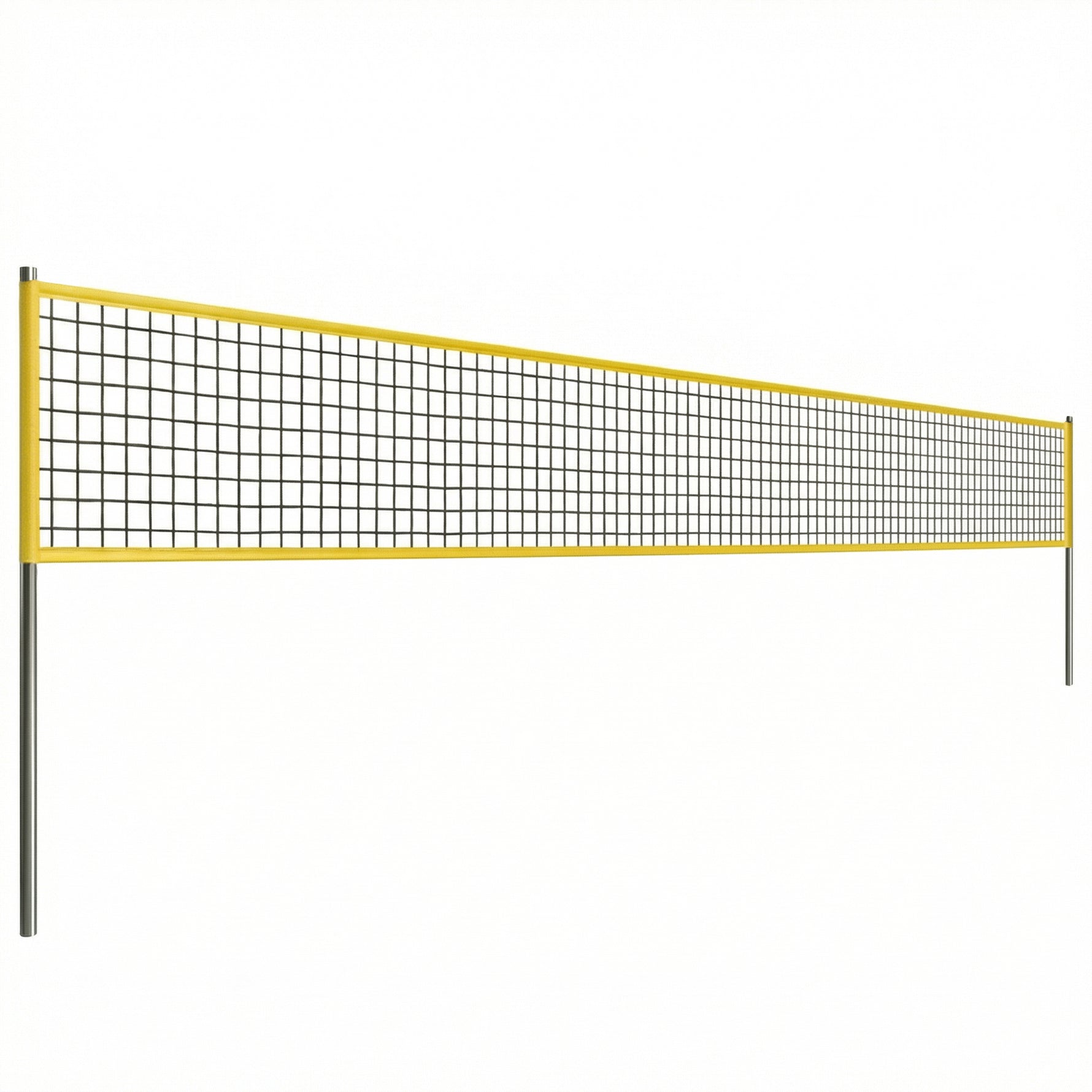 Ensemble de Volley-Ball et Badminton, Poteaux en Acier Hauteur Réglable, Sac de transport, pour Pelouse Plage Jardin