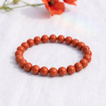 Bracelet en Jaspe rouge