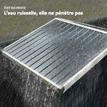 Abri de jardin en métal 1,2 m², cabane jardin extérieure, porte coulissante verrouillable et gants, 136x87x176cm, gris