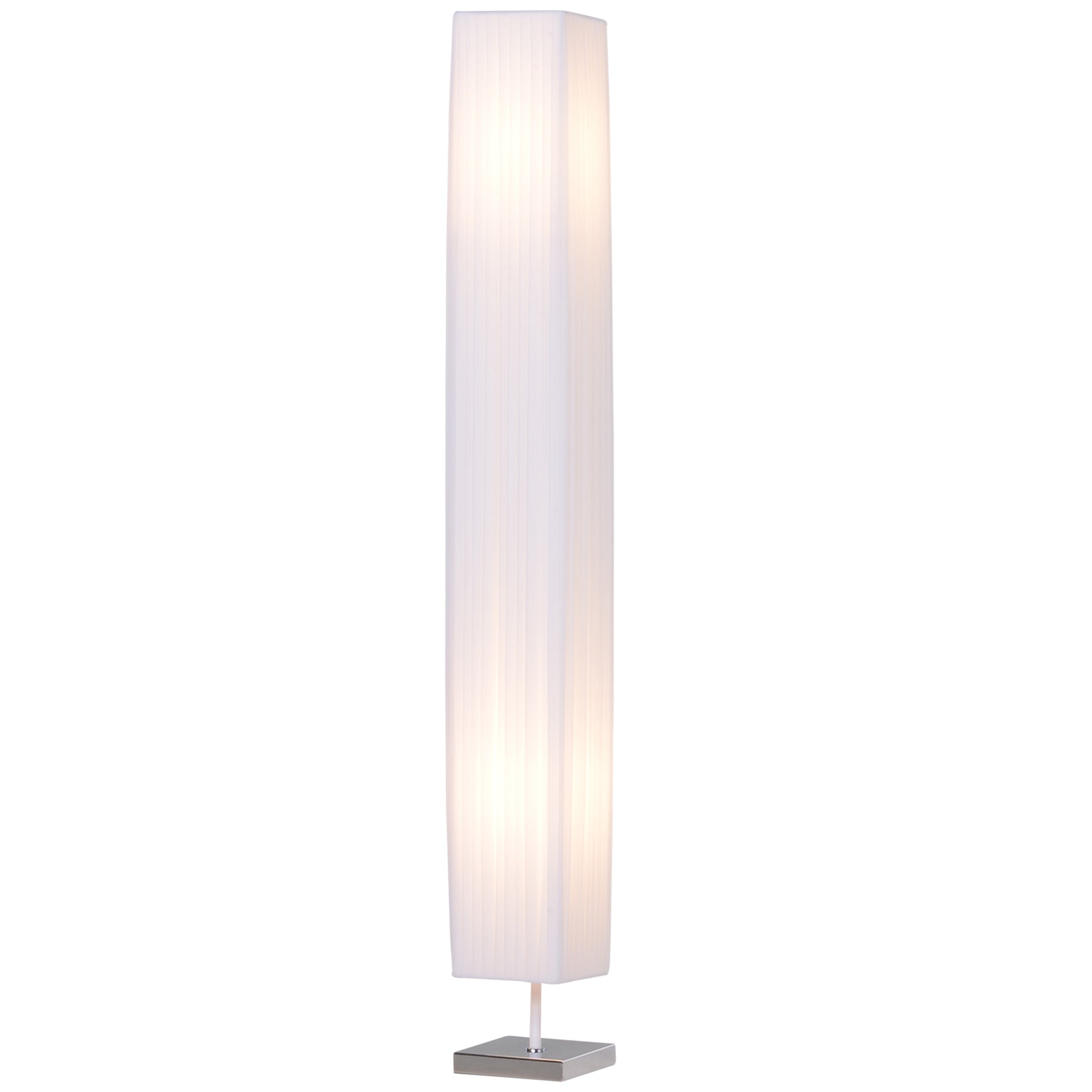Lampadaire Lampe sur Pied de Salon Style Moderne Lampadaire sur Pied avec Interrupteur Acier Blanc