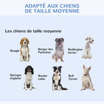Cage caisse de transport pliante pour chien en métal noir 92 x 57 x 62,5 cm