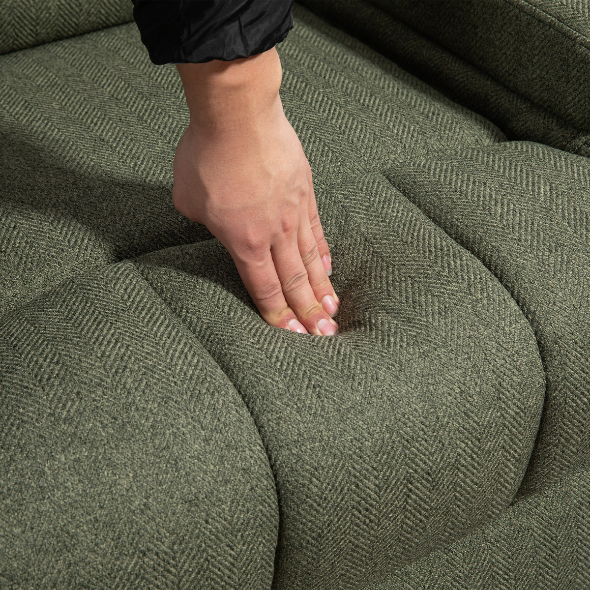 Fauteuil releveur relax électrique, fonction massage et chaleur, inclinaison réglable, repose-pied, télécommandes, vert