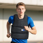 Gilet zavorrato regolabile - .fr x FFHandball - giubbotto zavorrato 20 kg max. pesi rimovibili allenamento potenziamento muscolare esercizio