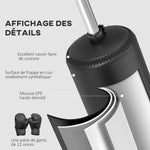 Sac de frappe boxe sur pieds punching ball brunier 3 en 1 avec ballon de vitesse bras flexible rotatif hauteur réglable