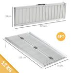 Rampa de carga rampa de acceso para silla de ruedas plegable antideslizante capacidad de carga 270 kg