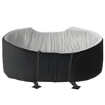 Siège auto pour chien avec ceinture de sécurité et fixation siège de voiture pour chien rembourré 77 x 43 x 28 cm noir