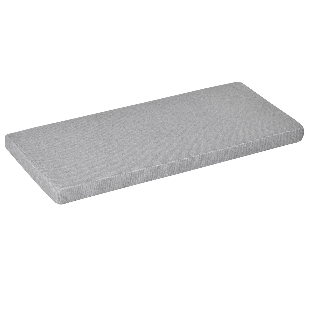 Banc de Rangement avec Coussin Gris - Meuble à Chaussures - Banc à Chaussures avec Grand tiroir Double Compartiment - MDF Blanc