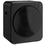2.5kg Compact Vented Tumble Dryer, 400/800W Electric Clothes Dryer, 5 Drying Modes, Front Loading, Black