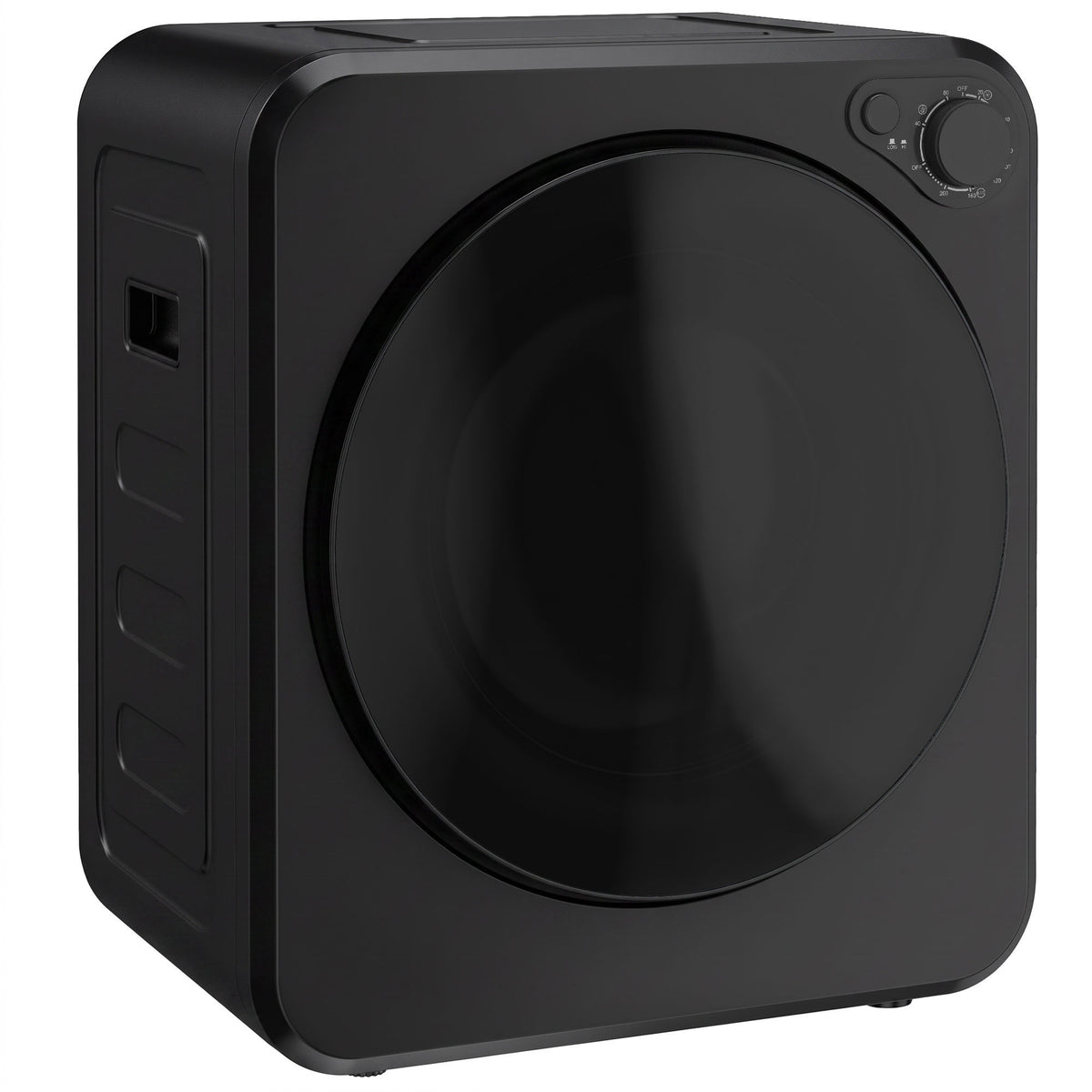 2.5kg Compact Vented Tumble Dryer, 400/800W Electric Clothes Dryer, 5 Drying Modes, Front Loading, Black