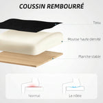 Chaise Bureau Ergonomique avec Appui-Tête Réglable, Fauteuil de Bureau Inclinable en Maille, Dossier Séparé, Noir