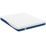 Matelas 160x200cm, matelas 2 personnes, mousse à mémoire de forme au thé vert, housse amovible lavable, fermeté moyenne