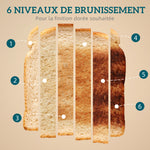 Ensemble bouilloire et grille-pain, bouilloire en acier inoxydable 1,7 L et 2200 W et grille-pain à 2 tranches, noir