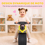 Draisienne pour Enfant, Vélo d'Équilibre avec Musique et Roues Extra-Larges, pour Filles et Garçons 18-36 Mois, Vert