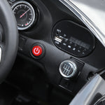 Voiture électrique Enfants 6 V 3 Km/h Max. Effets sonores et Lumineux télécommande Incluse Noir BMW 6 GT