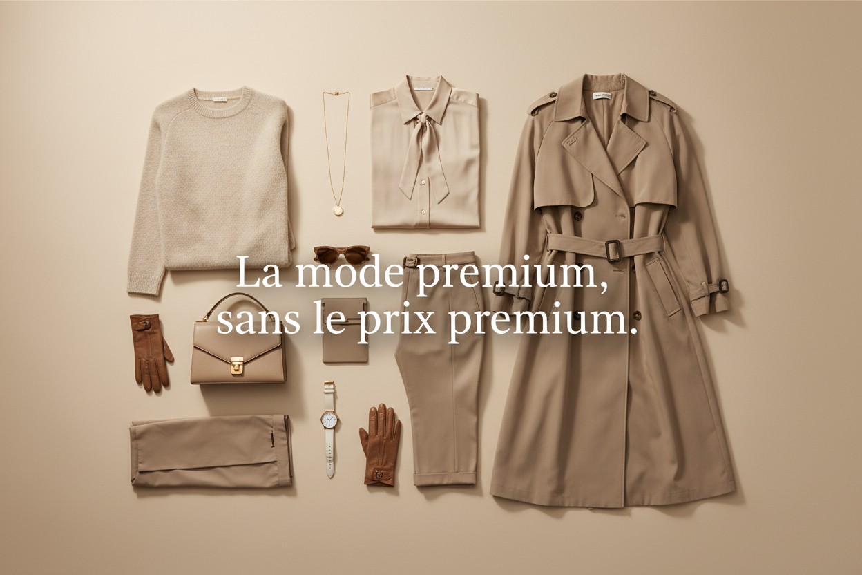 La mode premium, sans le prix premium. - centré