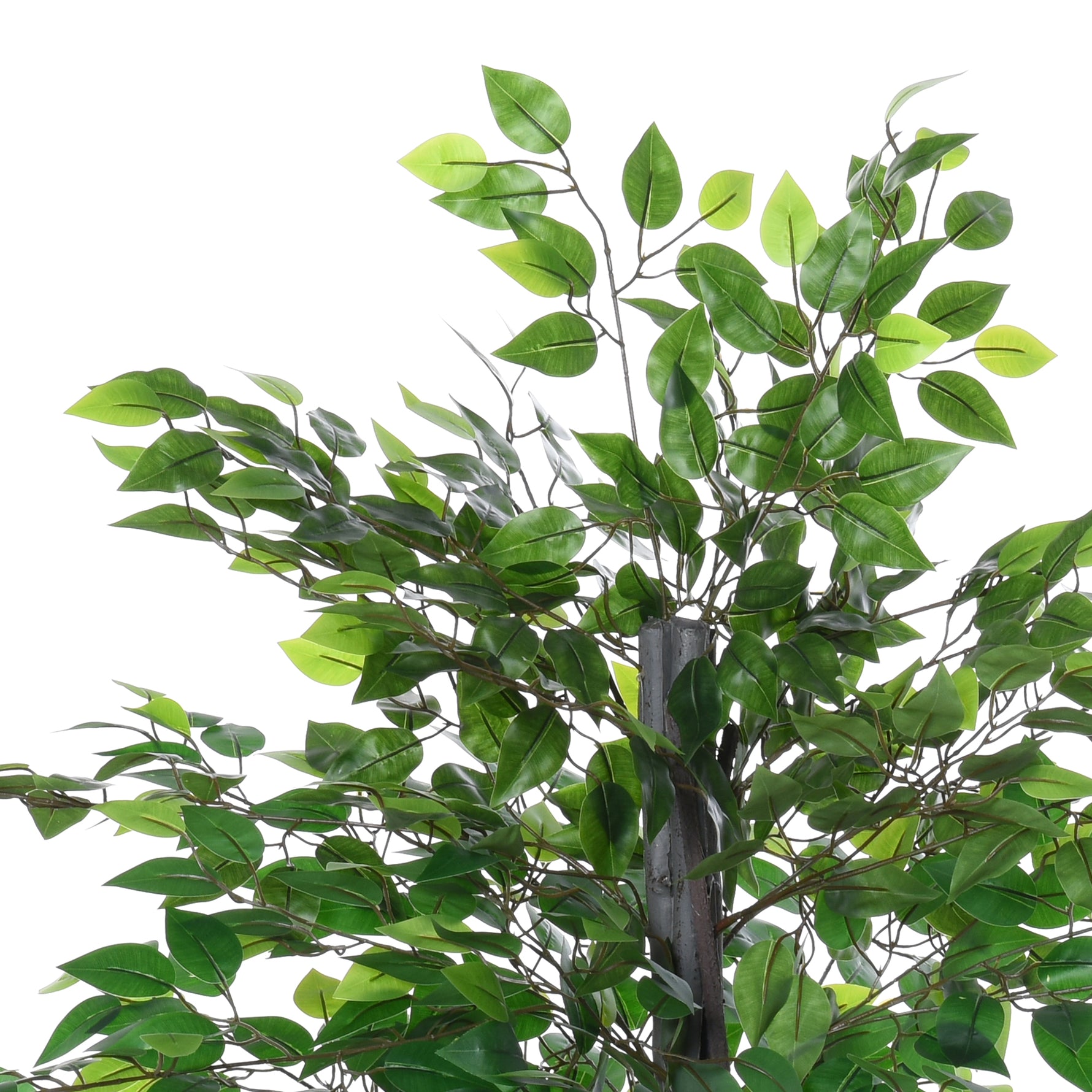 Arbre Artificiel Plante Artificielle ficus H.1,45 m Tronc Branches Liane Lichen Feuilles Grand réalisme Pot Inclus