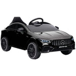 Elektrische kinderauto Mercedes-Benz AMG CLA 45, afstandsbediening, instelbare snelheid (3-5 km/u), led-koplampen, muziek, zwart